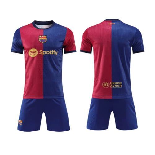 Custom Soccer Jersey Football Sports Team Training Soccer Uniforms Personalized Name Number Barcelona Logo