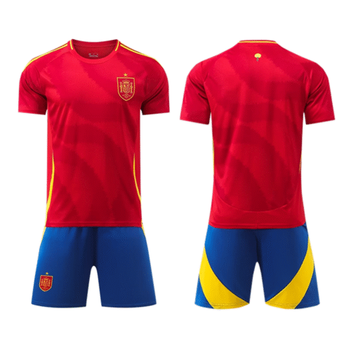 Custom Soccer Jersey Football Sports Team Training Soccer Uniforms Personalized Name Number Spain Logo